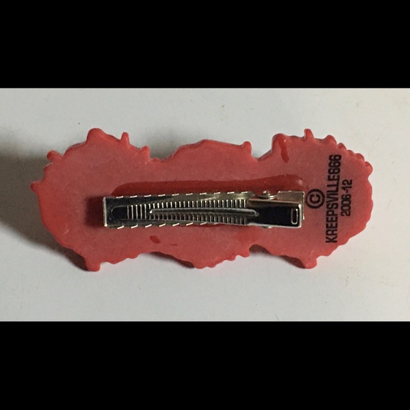 KREEPSVILLE 666 - SPLATTER 3 EYEBALLS HAIR SLIDER - Picture 2 of 2